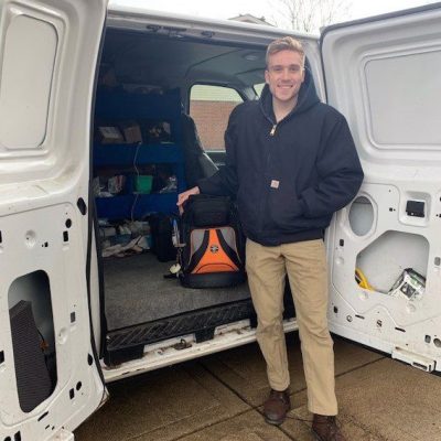 B&W Appliance Repair service van